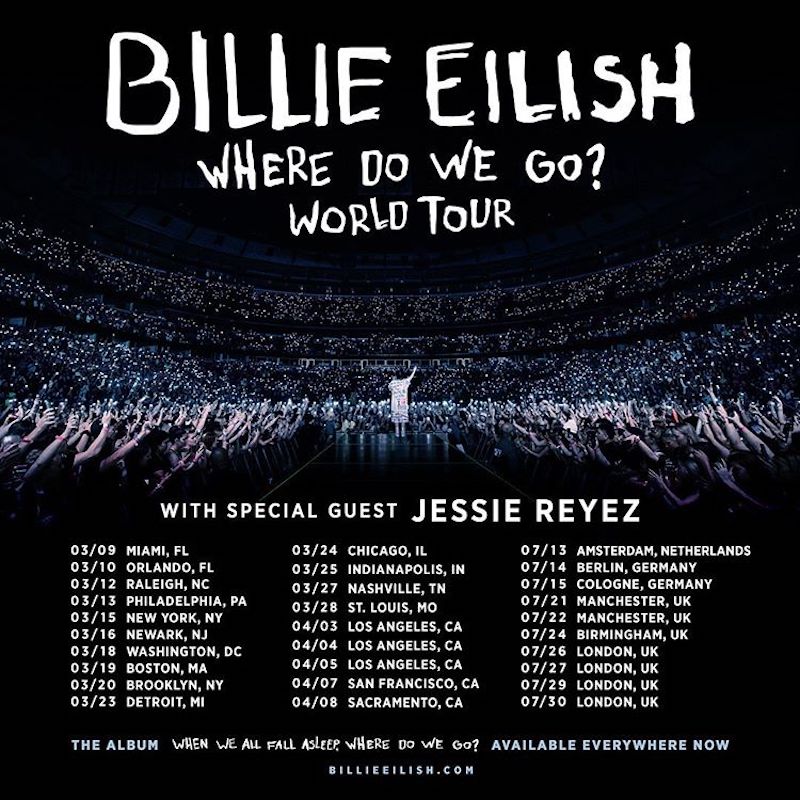 ビリー・アイリッシュ「WhereDoWeGo Tour」