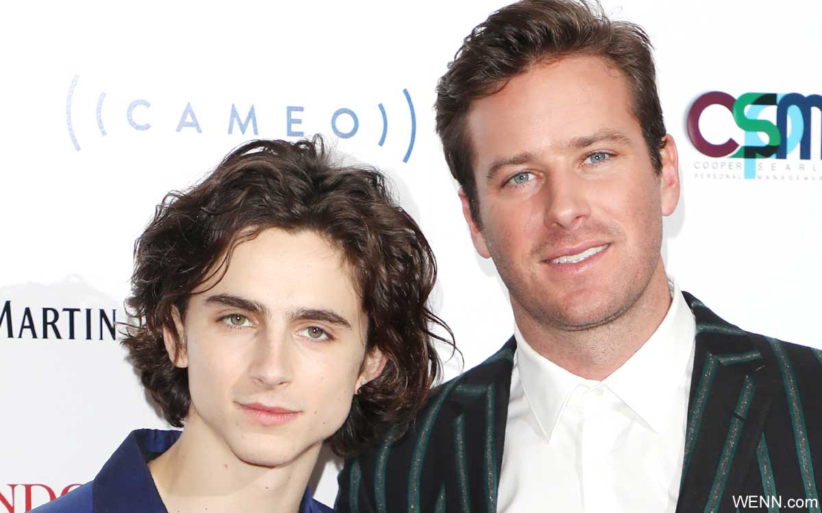 ティモシー・シャラメと、アーミー・ハマー
