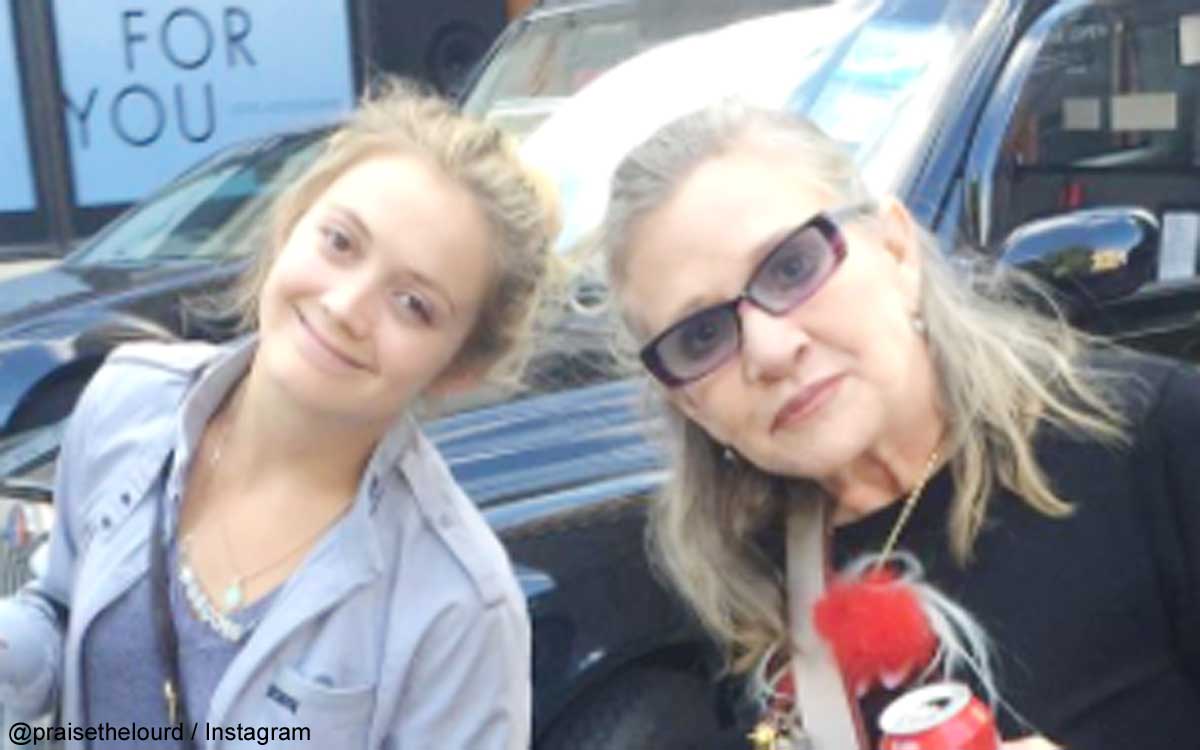 ビリー・ロードと、故キャリー・フィッシャー
