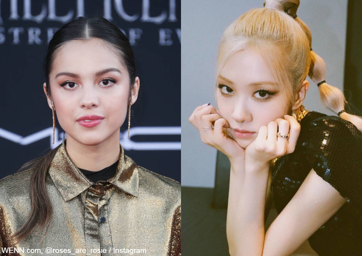 オリヴィア・ロドリゴ（左）、BLACKPINK ロゼ