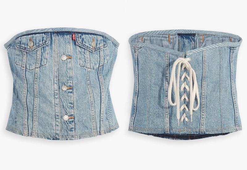 Trucker Jacket Bustier ¥24,200(税抜)