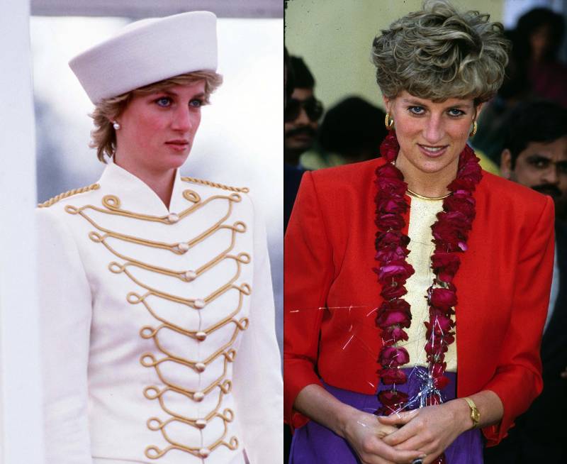 左が1987年撮影の写真、右は1991年撮影 (C)WENN.com