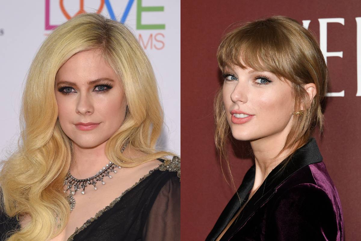 アヴリル・ラヴィーン（左）、テイラー・スウィフト Photo： DFree, Evan Agostini/Invision/AP/Shutterstock