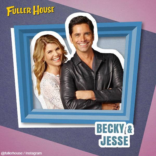 ロリ・ロックリン(左)とジョン・ステイモス @fullerhouse / Instagram