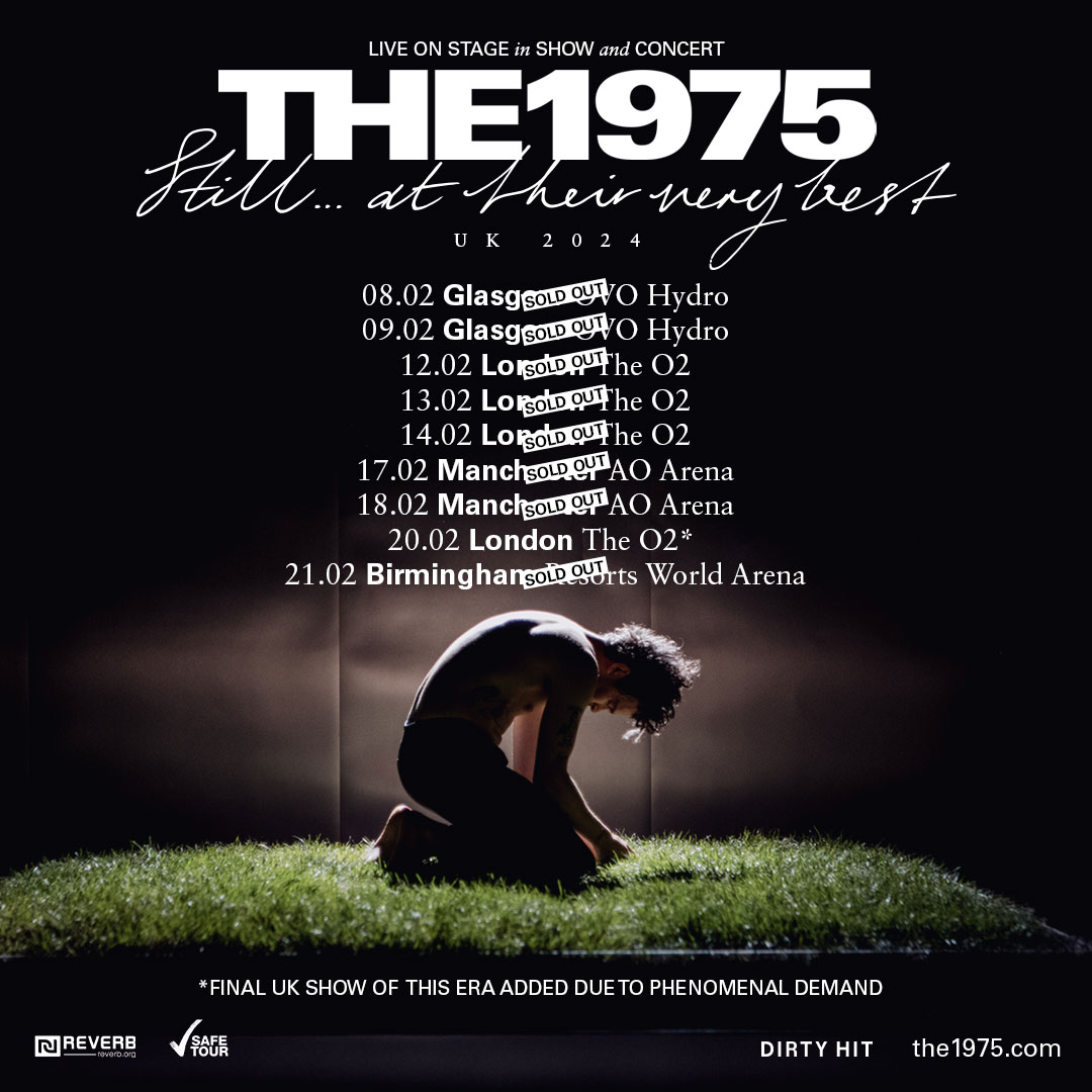 9月15日時点でツアーはほぼソールドアウト状態(@the1975 / X)