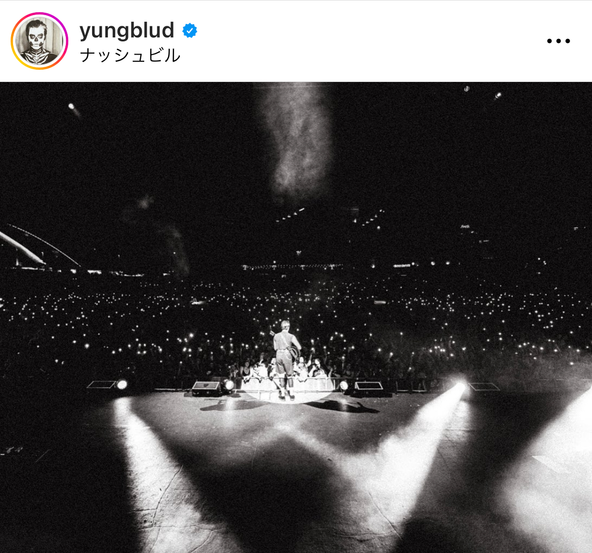ナッシュビルでのライブの様子(@yungblud / Instagram)
