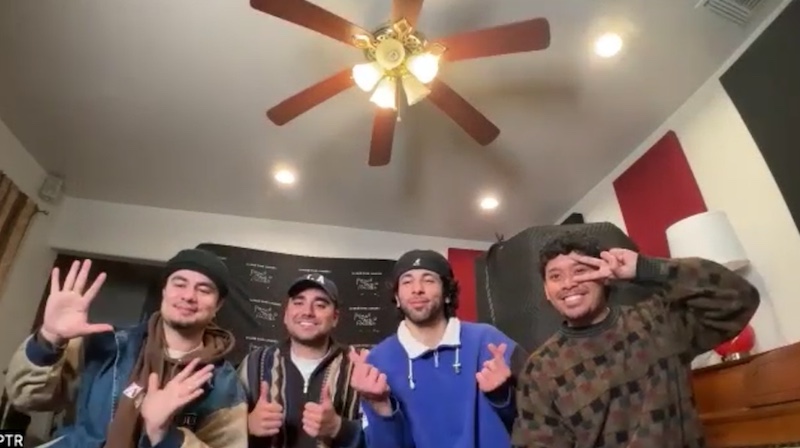 Peach Tree Rascals(左からIssac,Dom,Tarrek,Joseph)