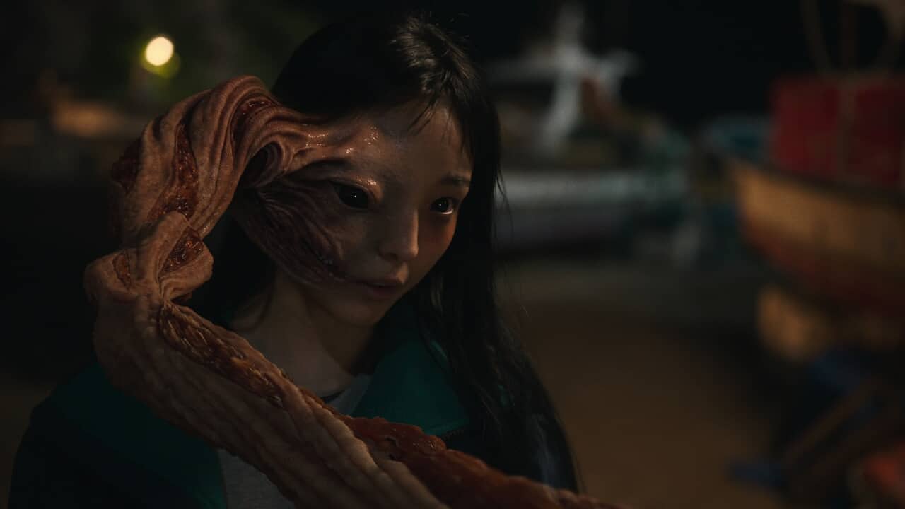 Netflixシリーズ「寄生獣 -ザ・グレイ-」4月5日(金)より独占配信開始/(C)岩明均/講談社